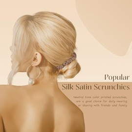 Coleteros para mujer, Coleteros de satén de seda, Coleteros elásticos para fortalecer el cabello, Coleteros