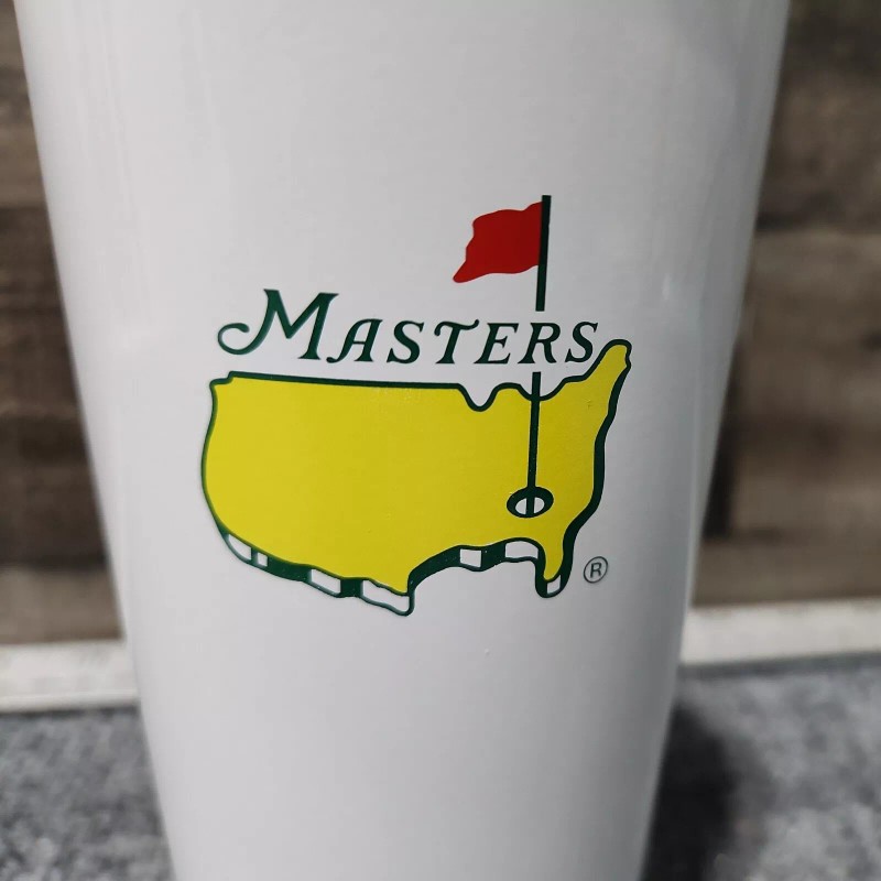 Masters Golf 24oz Traveling Tumbler Augusta National White Wine Drinking