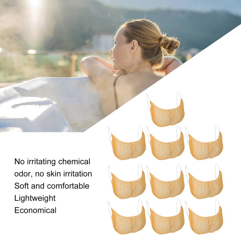 10pcs Disposable Bras Nonwoven General Size Disposable Brassieres for Foot