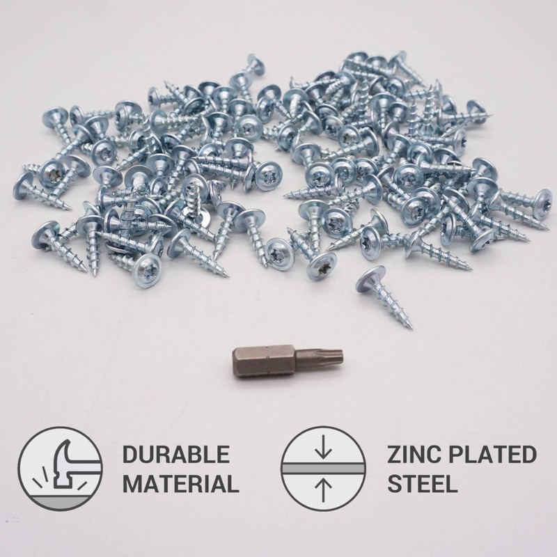 SKIR'CO (Pack of 100) Galvanised Steel 4.0 x 16mm Wood