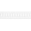 Dritz 9305W Ribbed Non-Roll Woven Elastic, White, 1/2-Inch by 1-Yard