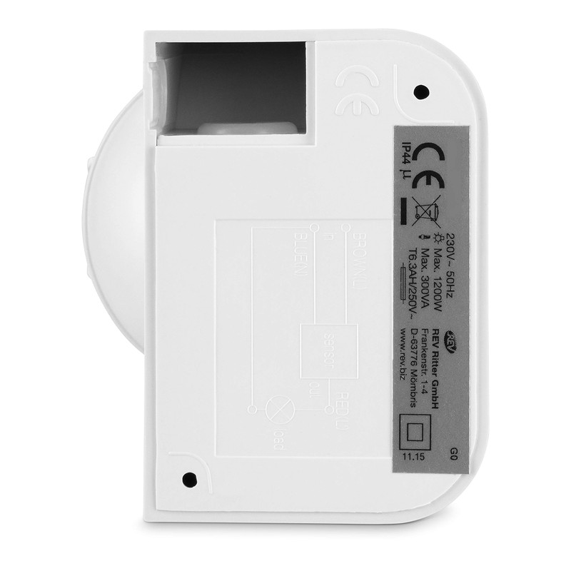 BEWEGUNGSMELDER 180 GRAD AP Weiss