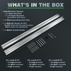 Hovr Solutions Classic 23.75” (2-Foot), Aluminum Floating Shelf Bracket System,