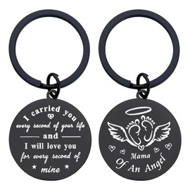 Womens Miscarriage Gifts for Mothers Mama of A Angel Keychain Gift for Women Mom Baby Loss Memorial Gifts for Loss of Baby Sympathy Gifts for Women Mother Mom Pregnancy Loss Gifts for Mothers Mama