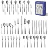 HIKAA Gift Wrap Silverware Set Stainless Steel Flatware Set for