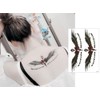 THE FANTASY hb032 Tattoo Sticker Wings Feather