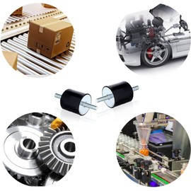 M8 30 x 30 Rubber Buffer Vibration Isolator, Air Compressor Pump, Anti-Vibration, Rubber Mount, Shock Absorber, Anti-Vibration Insulation, Rubber Bearing, Boat Coils, Rubber Bearing, Shock Absorber