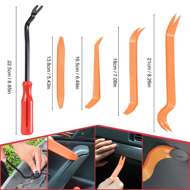 MumdoYAL 12 Piece Car Lever Tool, Trim Wedge Set for