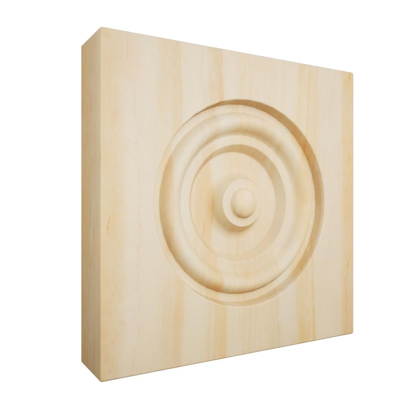 4 1/2"W x 4 1/2"H x 7/8"P Americraft Solid Wood