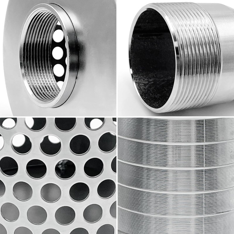 BITOTU Round Hole Suction Strainers Hose Clamps and Combination Hose