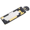 Keyboard and Mouse Combo 84 Keys QWERTY Layout USB Receiver