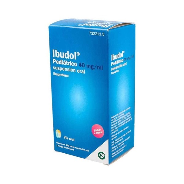 Kern Pharma Pediatric Ibudol 40 Mg/Ml Oral Suspension 1 Bottle 150 Ml + Oral Syringe