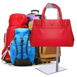 DOITOOL Adjustable Handbag Display Stand Metal Purse Display Stand Bag Display Rack Holder for Countertop