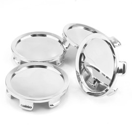 RhinoTuning 4PCS 75mm Wheel Center Caps Compatible with OZ Racing Superforgiata/Honda S2000 ap2v2 Wheel OD: 2.93"(75 mm) ID: 2.76"(70 mm) for M242 Replacement Sliver Wheel Center Hub Caps