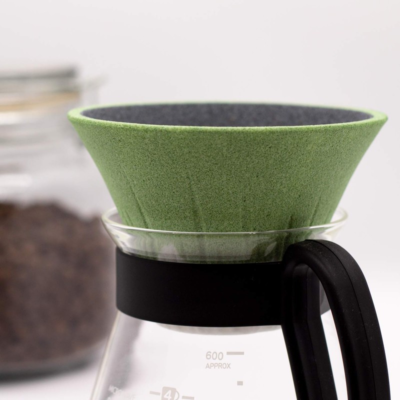 Kofil 1390400503 Coffee Filter Dripper with Dedicated Base and Saucer,