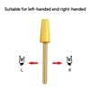 E Files Bits, JCMaster®2pcs Nail Drill Bits Set, 3/32" Universal