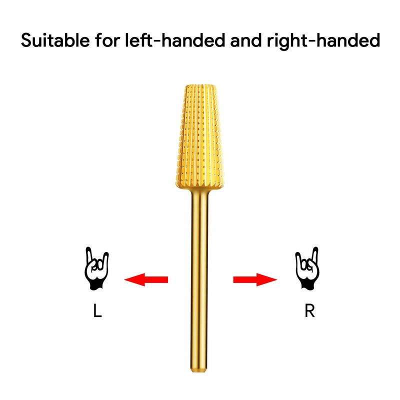 E Files Bits, JCMaster®2pcs Nail Drill Bits Set, 3/32" Universal