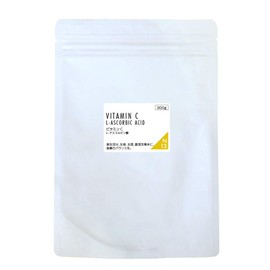 nichie Vitamin C Powder, 100% Ascorbic Acid, Powder Supplement, 10.6 oz (300 g)