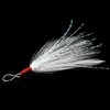 Removable Feather White (Pack of 10) [Fishing Lure Spoon Trout