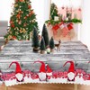Gukasxi Christmas Table Cloth Rectangular Christmas Tablecloth Grey Xmas Table