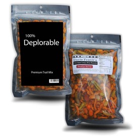 Deplorable Trail Mix Gourmet Snacks for Deplorable Americans - Funny Political Gag Gifts for Men Patriot Gifts Made in USA