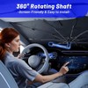 Windshield Sun Shade Umbrella for Honda Pilot 2016-2025, Foldable Front
