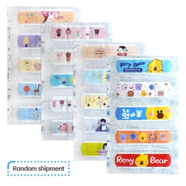 AndicAge Cute Bandages 100 Count Water Resistant Breathable Bandages Cute Cartoon Adhesive First Aid for Kids Children