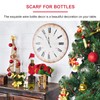 LIOOBO 6 Sets Christmas Hat Scarf Creative Beautiful Bottles Cap