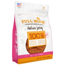 Full Moon Chicken Jerky Healthy All Natural Dog Treats Human Grade For Hip And Joint 12 oz