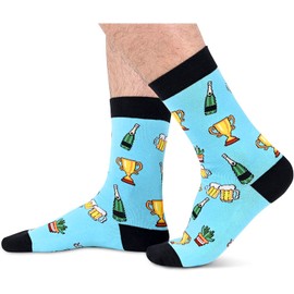 HAPPYPOP Gift For Male Coworker Office Socks Men, Small Gifts For Co Workers Bulk Retirement Gifts Women