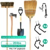 G.CORE 8-Pack Pegboard Hooks, Peg Board Tool Utility Hooks &