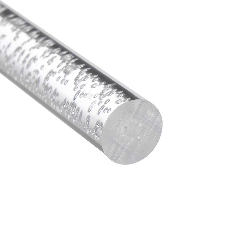 TA-VIGOR 1Pcs Clear Acrylic Round Rods 25mm Diameter 250mm Length