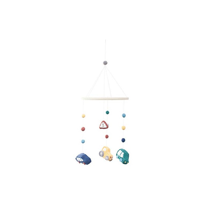 Sebra - Mobile - Wind Chime - Crochet Mobile -