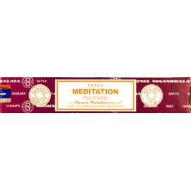 ETHNICITI Satya Nag Champa Genuine Meditation 15g Incense Sticks 1 Pack (Meditation)