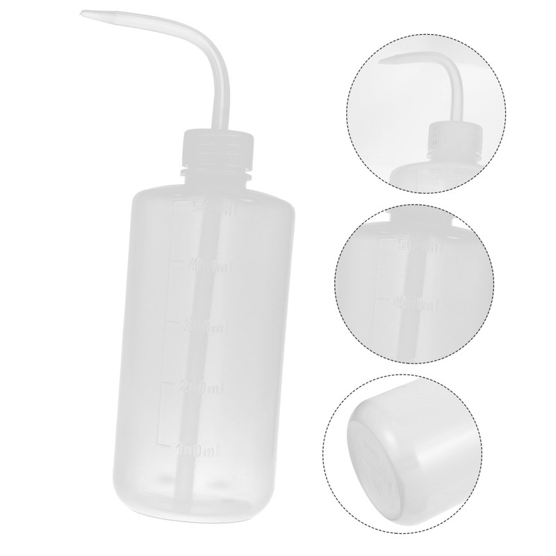 MAGICLULU 6pcs Refillable Squeeze Wash Bottles with Clear Scale and