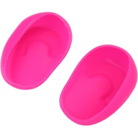 Ear Cover Protector, Ear Covers Shower Cover Protectors for Dye Color Ear Cover Protector for Salon, Home Shower (Pink, One size)