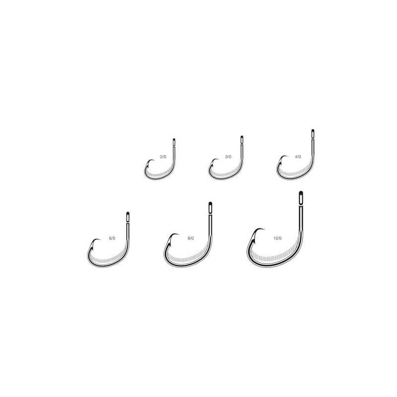 VMC 8382 3X Strong Sport Circle/Nemesis Hook - Single Hook,