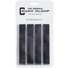 Couch Clamp Heavy Duty Couch Connector for Sectional Sofa- (4Pack) Easy Install & Uninstall for Furniture Sliding & Gaps No Tools Required - Universal Furniture Connector to Prevent Damaged Floors