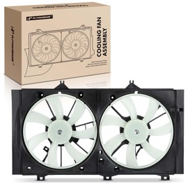 A-Premium Engine Radiator Cooling Fan Assembly Compatible with Select Toyota Models - Camry 2010-2011, Venza 2009-2015 - Replace# 163630V020