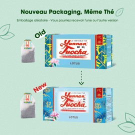 Yunnan tuocha Zouji - Organic Lotus tuocha Tea - Soothing and Relaxing - 120 Tea Bags - 240 g - Guaranteed Yunnan Quality