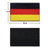 Austria Flag Patch with Velcro Tape, Pack of 4, 8