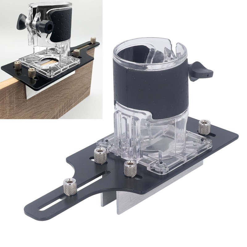 Wood Router Base Accurate Positioning 2 in 1 Compact Router