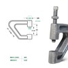 Highcraft DMQV-H38-10 Heavy Duty Industrial Purlin Beam Clamp for 3/8''