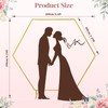 6.6 FT Hexagon Arch, Wedding Arch Hexagon Wedding Arches for