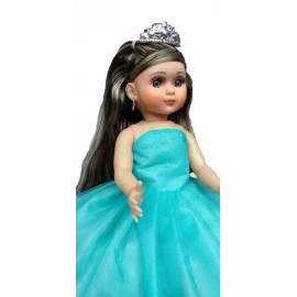 Muñeca Quinceañera Xv 15 Lacio Verde Menta
