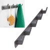 45cm Row Hook Wall Mount Aluminium Alloy Coat Towel Hook