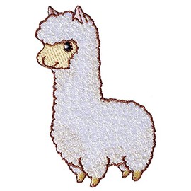 Graphic Dust Cute Alpaca Embroidered Iron On Patch Llma Camping Jungle Backpack Wildlife Animal Backpack Camping Nature