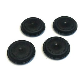 Vital All-Terrain (4) Rubber Floor Pan Drain Plugs for Jeep CJ5 CJ7 CJ8 Scrambler Wrangler YJ Cherokee XJ