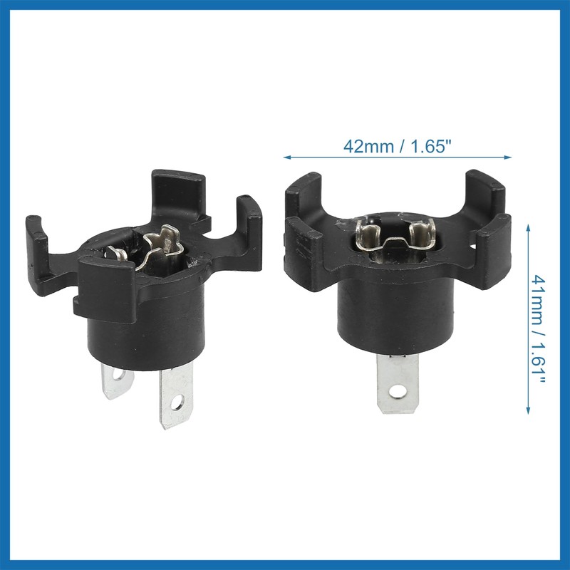 A ABSOPRO H1 Headlight Bulb Socket Holder Adapter for Honda