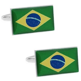 Brazilian Flag Cufflinks